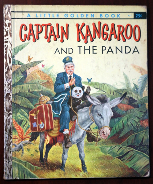 Captain Kangaroo & the Panda by Kathleen Daly 1957 Little Golden #421 "D" CBS TV