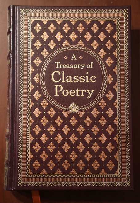 A Treasury of Classic Poetry 2014 Barnes & Noble Collectible Bonded Leather Book