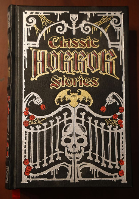 CLASSIC HORROR STORIES 2015 Barnes & Noble Leather Collectible Book Poe/Stoker +