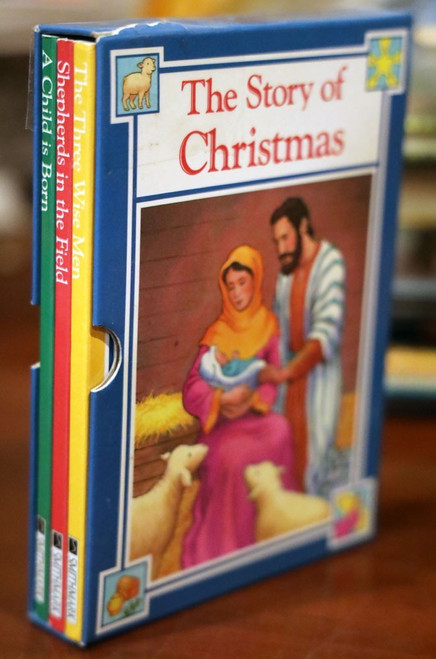 The Story of Christmas 3-Volume Boxed Set Hardcover Board Books 1991 Smithmark