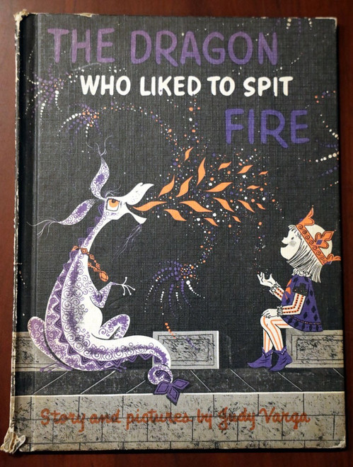 The Dragon Who Liked to Spit Fire by Judy Varga 1961 Vintage Weekly Reader HC