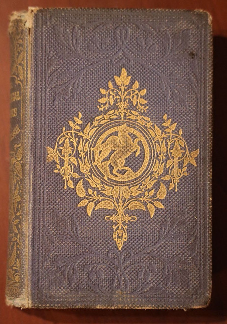 Poetical Works of GERALD MASSEY 1861 Antique Hardcover Poetry Book Illustrated