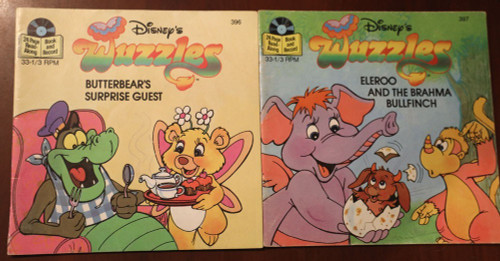 Disney's WUZZLES Record Books Butterbears Surprise Guest/Eleroo Brahma Bullfinch