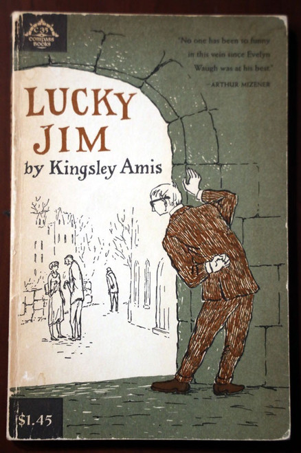 LUCKY JIM by Kingsley Amis 1965 Vintage Paperback Edward Gorey Illustrations