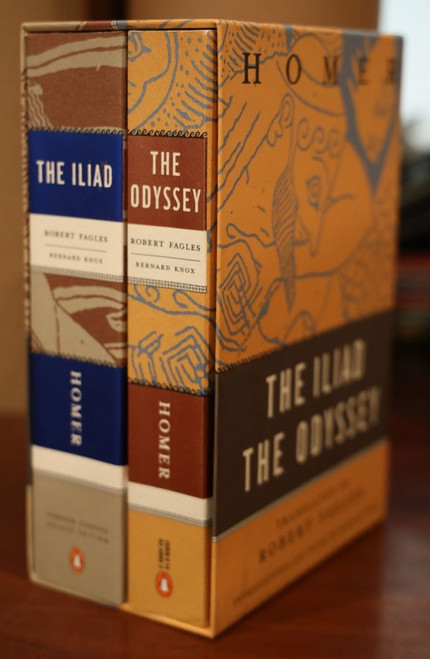 The Iliad + The Odyssey by HOMER Penguin Classics Boxed Paperback Book Set 1997
