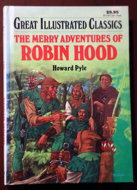 Merry Adventures of ROBIN HOOD - Great Illustrated Classics Baronet Books 1990