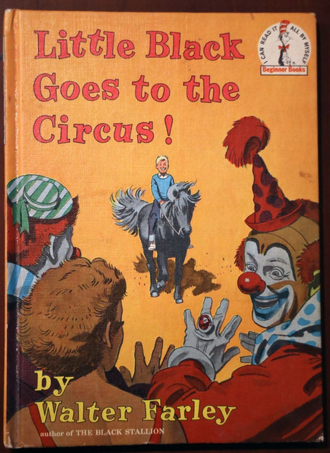 DR. SEUSS Little Black Goes to the Circus by Walter Farley 1963 Vintage Book