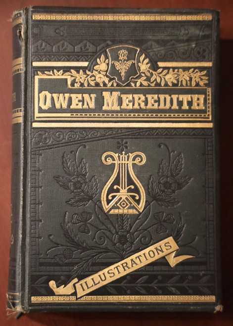 The Poetical Works of Owen Meredith 1881 Household Edition Antique Hardcover