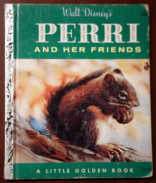 Walt Disney's PERRI AND HER FRIENDS 1956 Little Golden Book "B" D54 Felix Salten