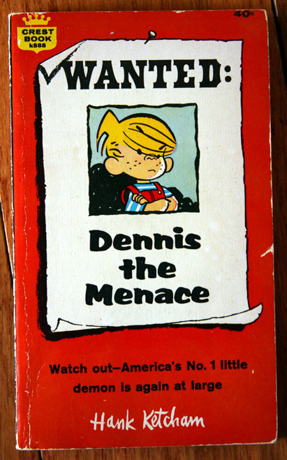 WANTED: DENNIS THE MENACE by Hank Ketcham 1967 Vintage Paperback CARTOONS