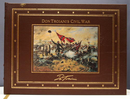 DON TROIANI'S CIVIL WAR Signed by Illustrator EASTON PRESS Leather Civil War