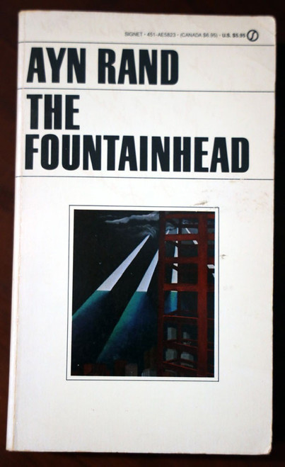 The Fountainhead - Ayn Rand 1971 Vintage Signet Paperback Objectivism/Philosophy