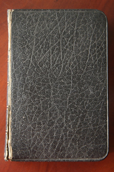 Holy Bible KJV Zondervan Diamond Type Pronouncing Pocket Size Leather Vintage