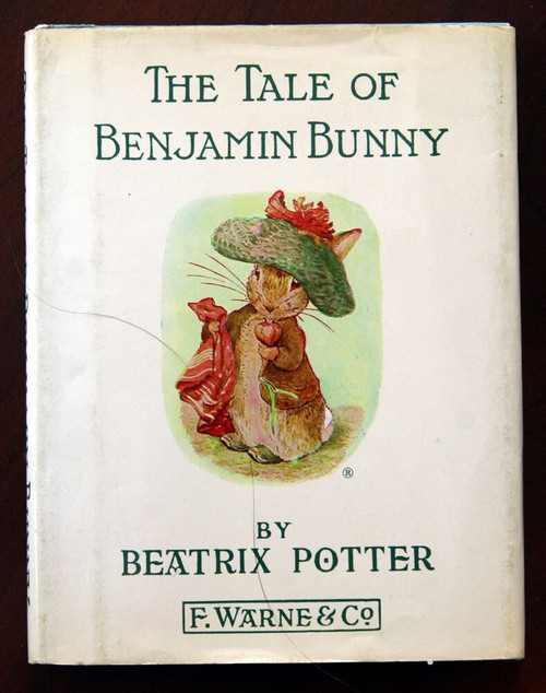 The Tale of Benjamin Bunny by Beatrix Potter 1904, 1932 Frederick Warne HC/DJ