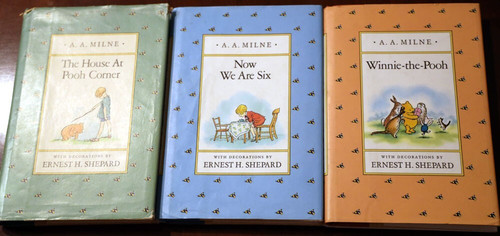 WINNIE-THE-POOH House At Pooh Corner NOW WE ARE SIX 1988 HC/DJ A.A. Milne DUTTON