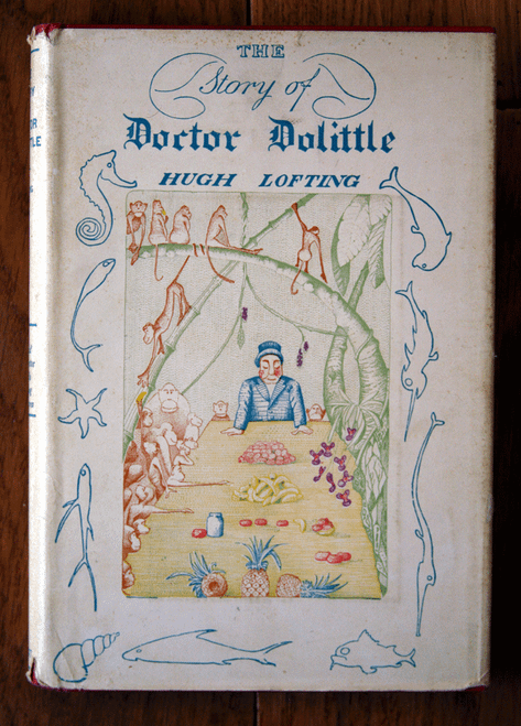 The Story of DOCTOR DOLITTLE by Hugh Lofting 1948 HC/DJ 42nd Printing Lippincott