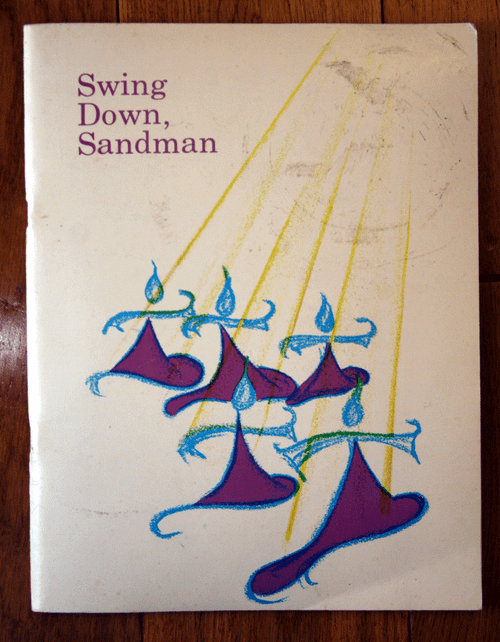 Swing Down, Sandman 1986 Children's Poetry Book SIGNED Butler Sterling Harkins