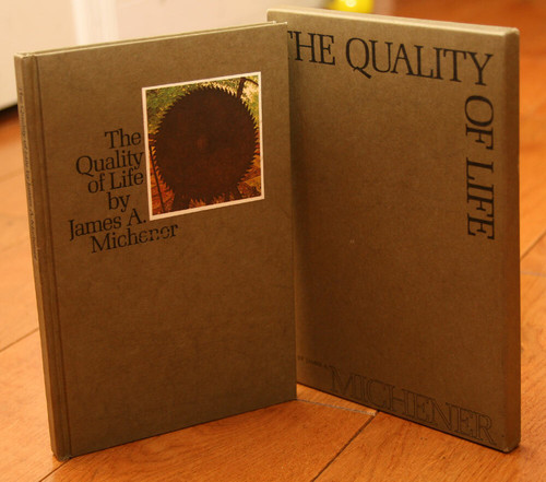 The Quality of Life by James A Michener 1970 James Wyeth Illustrated Girard Bank
