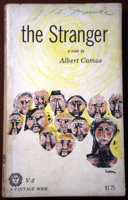 The Stranger 1946 by Albert Camus Vintage Books Paperback V-2 - Novel