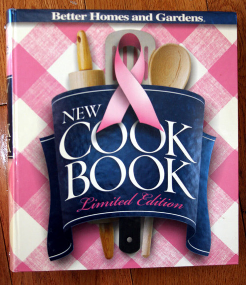 Better Homes and Gardens New Cook Book 5-Ring Binder Limited Ed. Breast Cancer