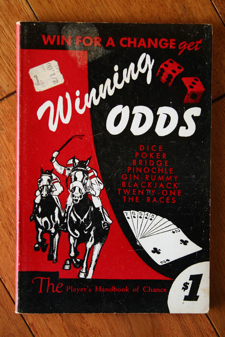 Winning Odds Player's Handbook of Chance by Gerald Heulihan 1961 Gambling Poker