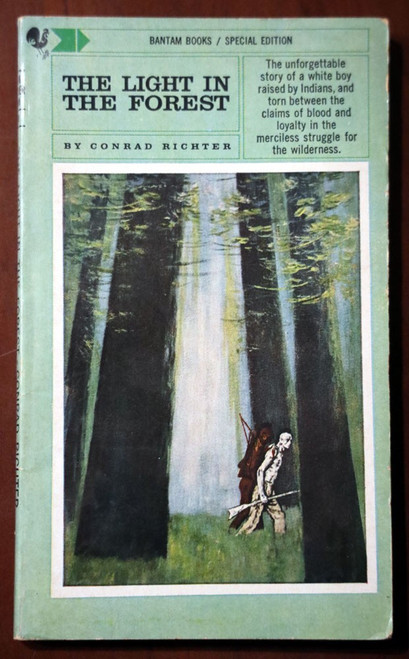 THE LIGHT IN THE FOREST Conrad Richter Vintage 1966 Bantam Pathfinder Paperback