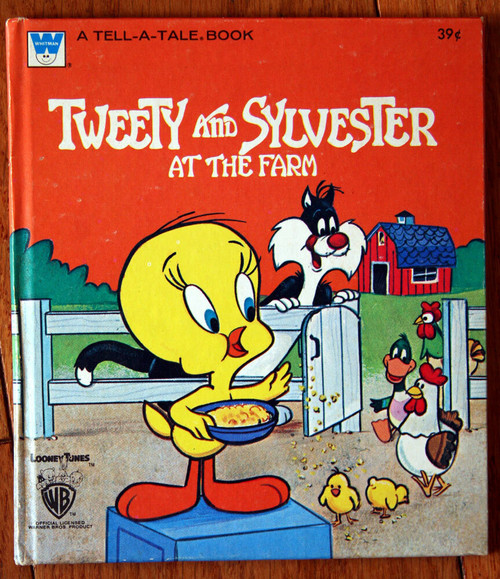 Tweety and Sylvester at the Farm 1978 Whitman Tell-A-Tales #2642