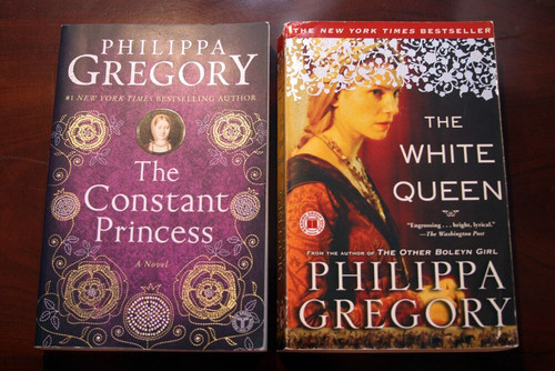 THE WHITE QUEEN + THE CONSTANT PRINCESS by Philippa Gregory 2 Paperbacks LOT