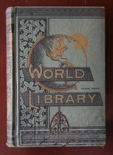 Tour of the World in Eighty Days by Jules Verne 1889 Worthington Co Antique Book
