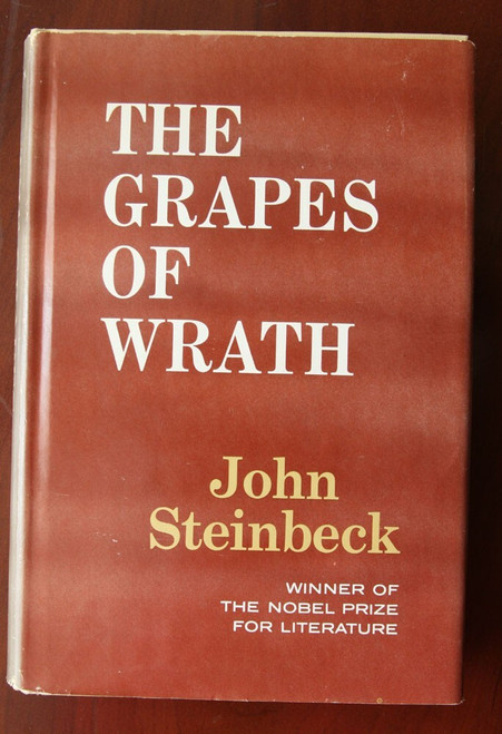 GRAPES OF WRATH by John Steinbeck 1939 HC/DJ Vintage Book Club Edition NICE