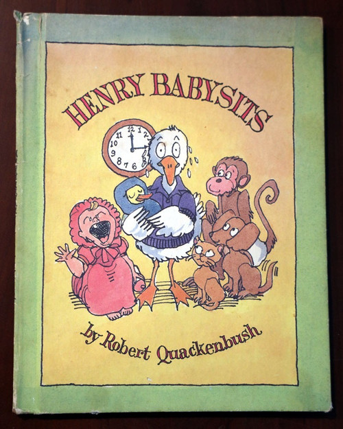 HENRY BABYSITS by Robert Quackenbush 1983 Parents' Magazine Press VINTAGE HC