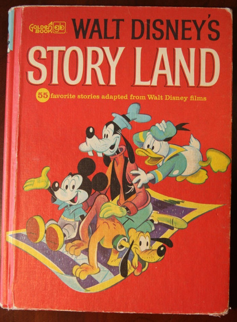 Walt Disney's STORY LAND 1962 Vintage Golden Book - 55 Stories from Disney Films