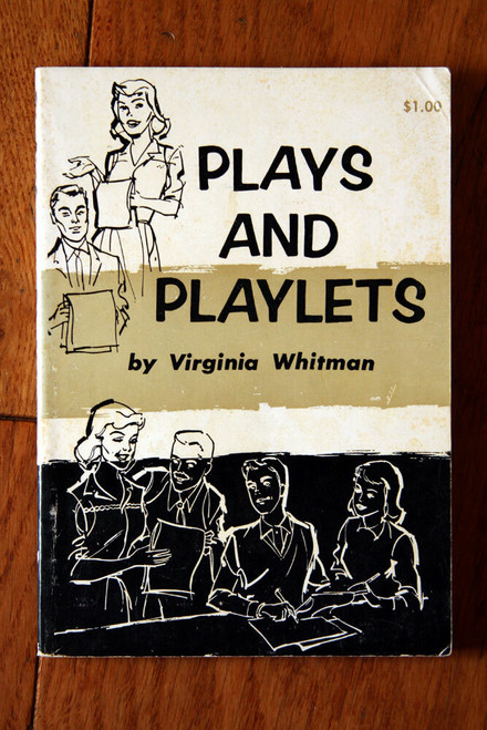 PLAYS AND PLAYLETS by Virginia Whitman 1959 Moody Press Vintage Paperback 