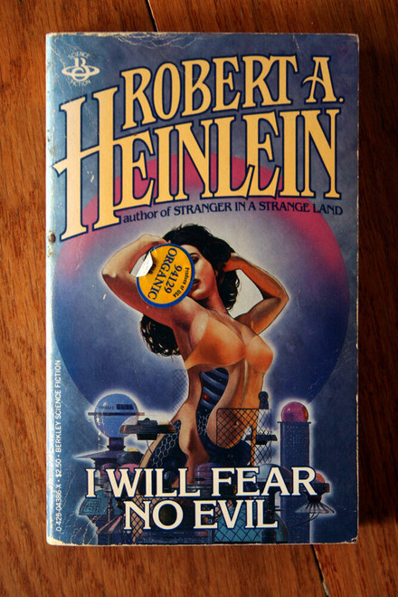 I WILL FEAR NO EVIL by Robert A. Heinlein 1981 Vintage Sci-Fi Paperback