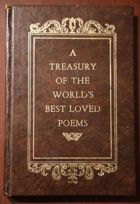 A Treasury of the World's Best Loved Poems 1961 Vintage AVENEL Hardcover Poetry