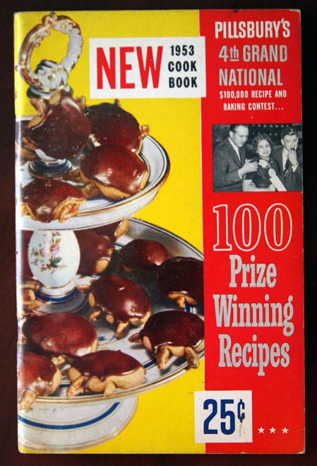 Pillsbury's 4th Grand National Cookbook 1953 Vintage Book 100 Recipes Flour