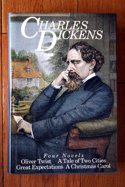 CHARLES DICKENS Four Novels (1992) Barnes & Noble Oliver Twist A Christmas Carol