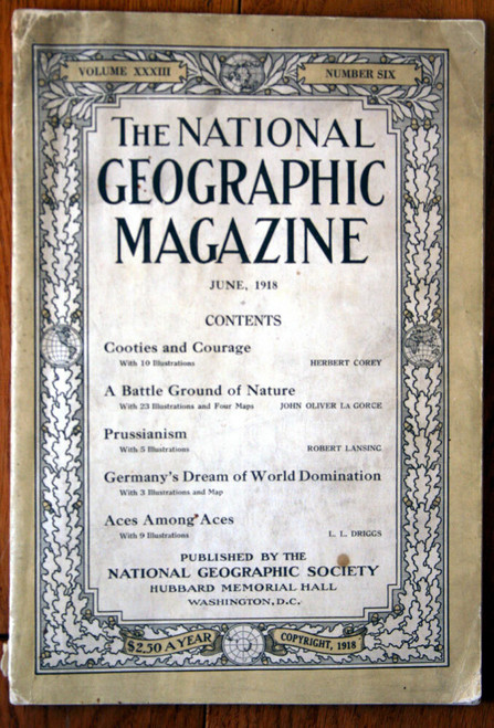 The National Geographic Magazine June 1918 Cooties and Courage, Prussianism