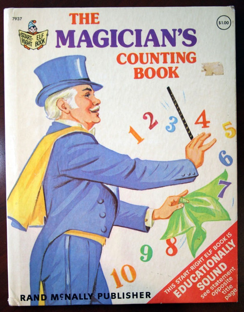 The Magician's Counting Book 1973 Rand McNally Start Right Elf Book #7937