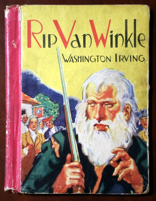 RIP VAN WINKLE by Washington Irving & Graef 1941 McLoughlin Little Color Classic