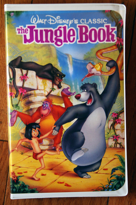 Walt Disney's JUNGLE BOOK VHS Tape "Black Diamond" Edition #1122 Classic