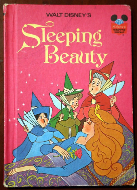Walt Disney's SLEEPING BEAUTY 1974 Random House Vintage Hardcover Book