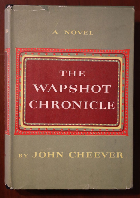 The Wapshot Chronicle by John Cheever 1957 HC/DJ Vintage Novel Harper & Brothers