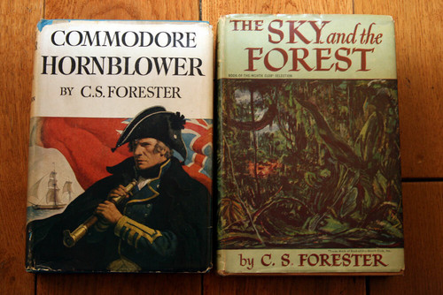 Commodore Hornblower 1945 + Sky and the Forest 1948 by C.S. Forester HC/DJ Lot