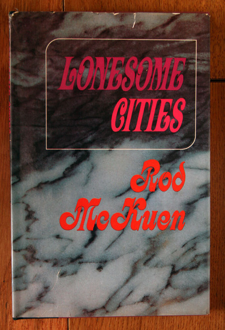 LONESOME CITIES by Rod McKuen 1968 First Edition HC/DJ Love Poems Poetry