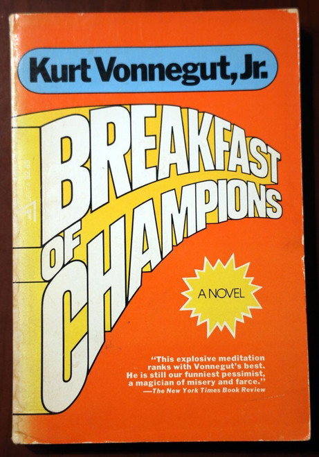 Breakfast of Champions by Kurt Vonnegut, Jr. 1974 First Delta Printing Paperback