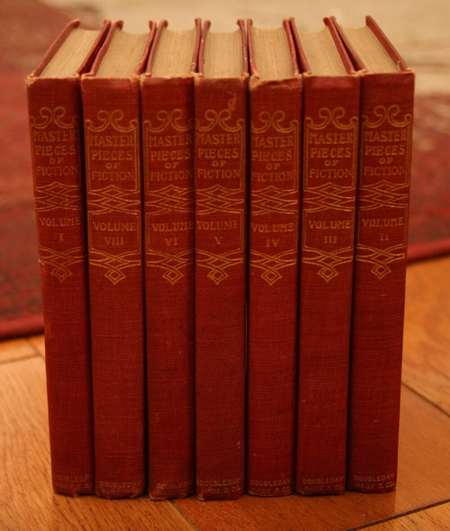 Little Masterpieces of Fiction 1904 7-Volume Antique Book Set Mabie/Strachey