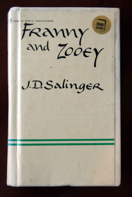 FRANNY AND ZOOEY by J.D. Salinger 1981 BMI Bound Hardcover Bantam Books