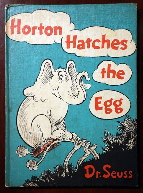 Horton Hatches the Egg by Dr. Seuss 1940 Vintage Random House Hardcover