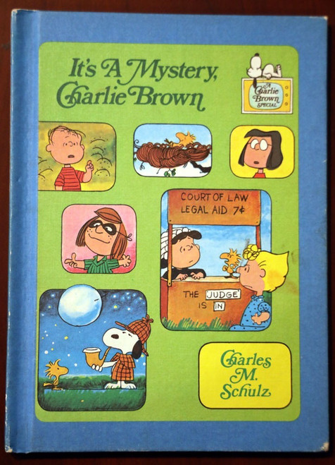 It's a Mystery, Charlie Brown (1975) Hardcover Book by Charles M. Schulz PEANUTS